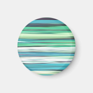 Abstracte #2: Aqua blue green blur Magneet