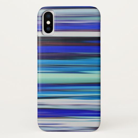 Abstracte #2: Blauwe vervaging Case-Mate iPhone Case (Achterkant)