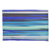 Abstracte #2: Blauwe vervaging Kussensloop (Voorkant)