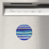 Abstracte #2: Blauwe vervaging Magneet (Insitu (Vaatwasser))