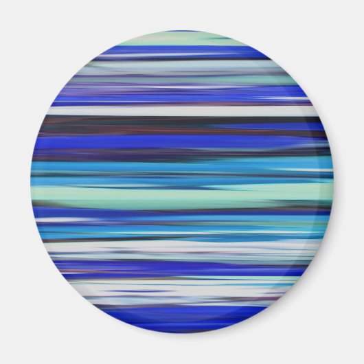 Abstracte #2: Blauwe vervaging Magneet (Voorkant)