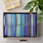 Abstracte #2: Blauwe vervaging Tissuepapier (Geschenk)