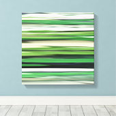 Abstracte #2: Groene vervaging Canvas Afdruk (Insitu (Houten vloer))