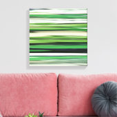 Abstracte #2: Groene vervaging Canvas Afdruk (Insitu (Woonkamer))