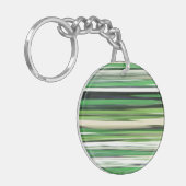 Abstracte #2: Groene vervaging Sleutelhanger (Voorkant Links)