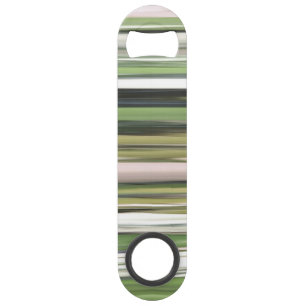Abstracte #2: Olijfgroene blauwvis Speed Flessenopener