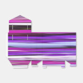 Abstracte #2: Paarse vervagen Bedankdoosjes (Uitgevouwen)