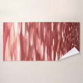 Abstracte #2: Rode vervaging Badhanddoek (Badhanddoek)