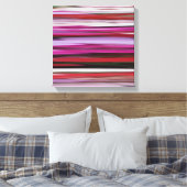 Abstracte #2: Rode vervaging Canvas Afdruk (Insitu (Slaapkamer))