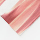 Abstracte #2: Rode vervaging Fleece Deken (Hoek)