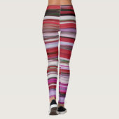 Abstracte #2: Rode vervaging Leggings (Achterkant)