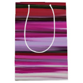 Abstracte #2: Rode vervaging Medium Cadeauzakje (Voorkant)