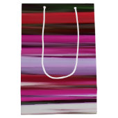 Abstracte #2: Rode vervaging Medium Cadeauzakje (Achterkant)