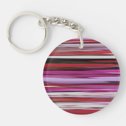 Abstracte #2: Rode vervaging Sleutelhanger (Voorkant)