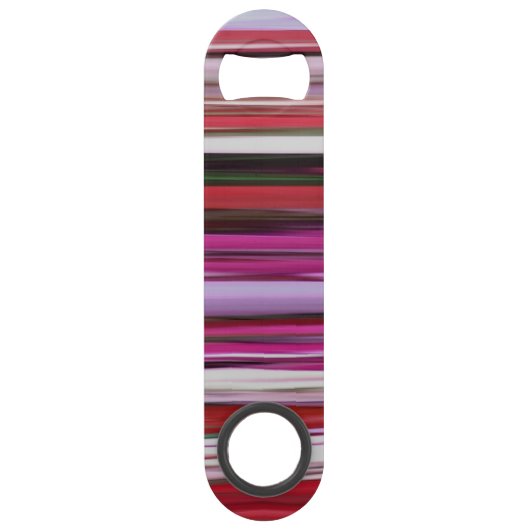 Abstracte #2: Rode vervaging Speed Flessenopener (Achterkant)