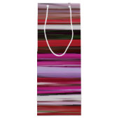 Abstracte #2: Rode vervaging Wijn Cadeautas (Achterkant)