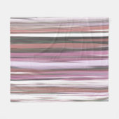Abstracte #2: Roze vervaging Fleece Deken (Voorkant (Horizontaal))