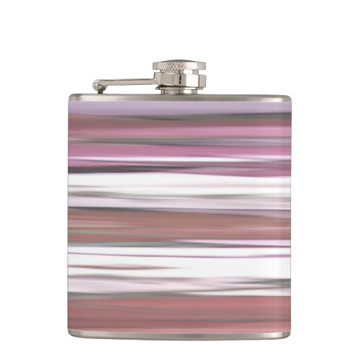 Abstracte #2: Roze vervaging Heupfles (Voorkant)