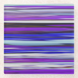 Abstracte #2: Ultravioletvervaging Glazen Onderzetter