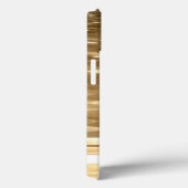 Abstracte #3: Gold shimmer Hoesje-Mate iPhone Case (Achterkant / Rechts)