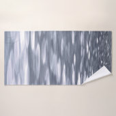 Abstracte #3: Gunmetal shimmer Badhanddoek (Badhanddoek)