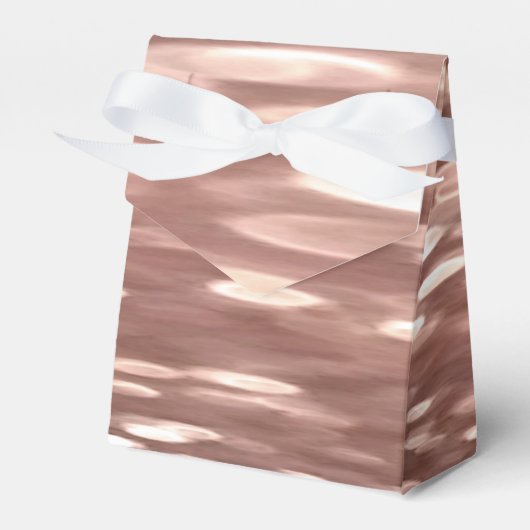 Abstracte #3: Koper Roos Gold-immer Bedankdoosjes (Voorkant Zijde)