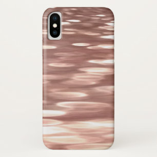 Abstracte #3: Koper Roos Gold-immer iPhone X Hoesje