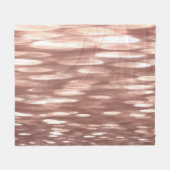 Abstracte #3: Koper Roos Gold-immer Fleece Deken (Voorkant (Horizontaal))