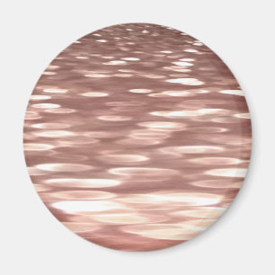 Abstracte #3: Koper Roos Gold-immer Magneet
