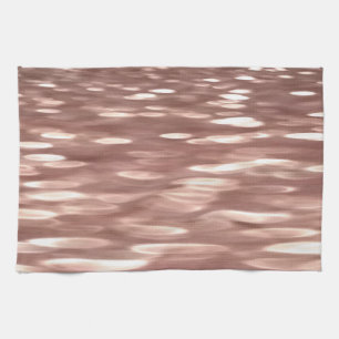 Abstracte #3: Koper Roos Gold-immer Theedoek
