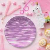 Abstracte #3: Lila Shimmer Papieren Bordje (Feest)