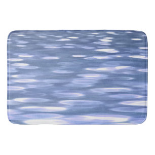 Abstracte #3: Powder blue shimmer Badmat