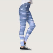 Abstracte #3: Powder blue shimmer Leggings (Rechts)
