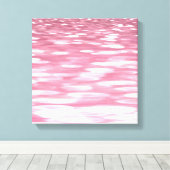 Abstracte #3: Roze shimmer Canvas Afdruk (Insitu (Houten vloer))
