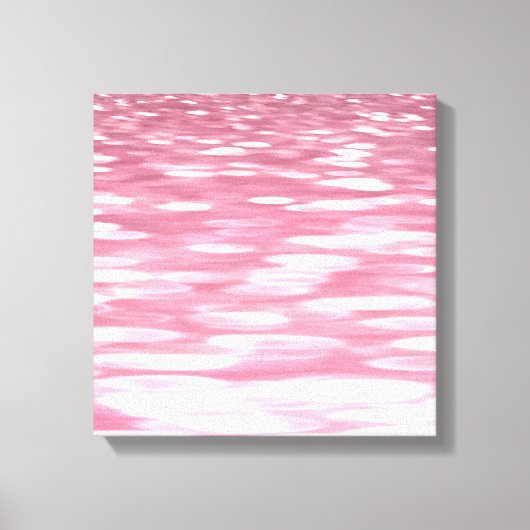 Abstracte #3: Roze shimmer Canvas Afdruk (Voorkant)