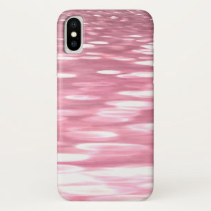 Abstracte #3: Roze shimmer iPhone X Hoesje