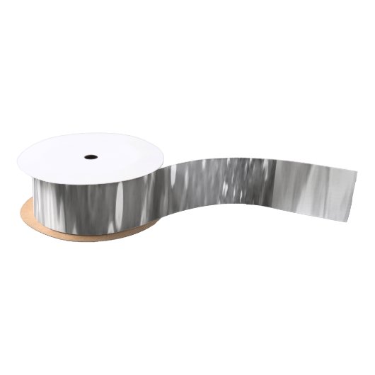 Abstracte #3: Zilver grijze shimmer Lint (Spoel)