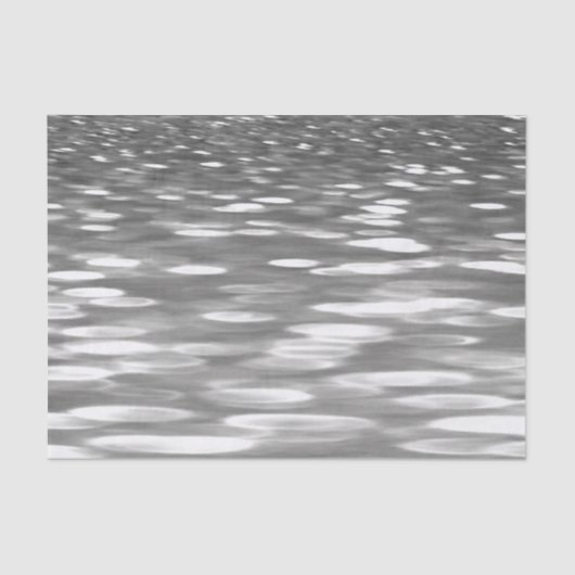 Abstracte #3: Zilver grijze shimmer Tissuepapier (Voorkant)