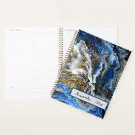 Abstracte 3D Art Gepersonaliseerde Planner
