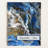 Abstracte 3D Art Gepersonaliseerde Planner (Voorkant)