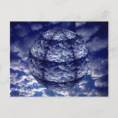 Abstracte 3D-cloud Briefkaart (Voorkant)