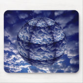 Abstracte 3D-cloud Muismat (Voorkant)