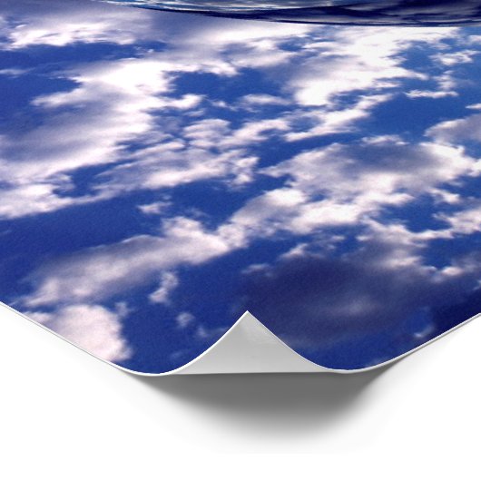 Abstracte 3D-cloud Poster (Hoek)