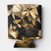 Abstracte 3D kristallen driehoek achtergrond. Blikjeskoeler (Achterkant)