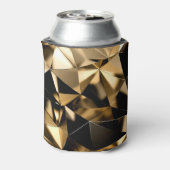 Abstracte 3D kristallen driehoek achtergrond. Blikjeskoeler (Blikje Achterkant)