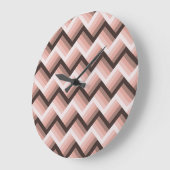 Abstracte 3D Stripe Naadloos Grote Klok (Hoek)