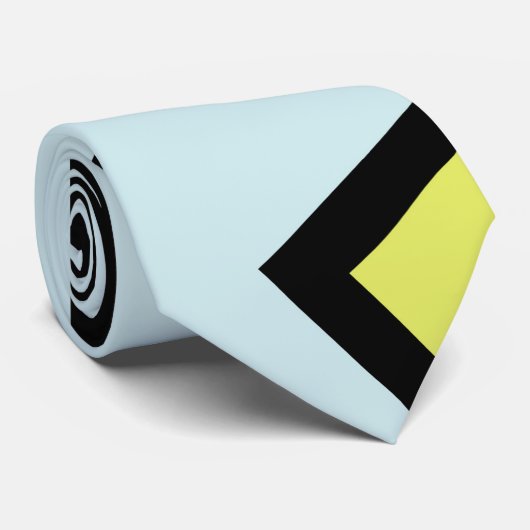 Abstracte 80s memphis pop art style graphics stropdas (Opgerold)