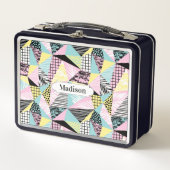 Abstracte aangepaste Geometric Pattern-lunchvakken (Voorkant)