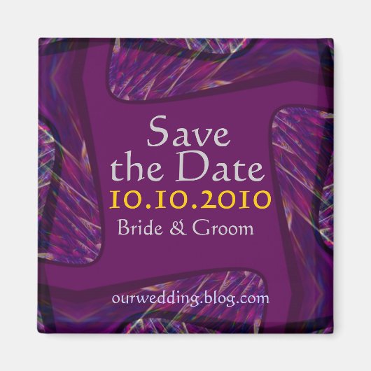 Abstracte Aankondiging Magnet Magneet (Voorkant)