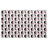 Abstracte aansluitingen 01 - Ruby Red Stof (Yard (91,4 cm))